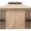 Gazebo Parts Direct Refresh Kit For Lowes Garden Box Gazebo - Riplock 350 L-GZ282PST-D Canopy , Curtain Set Screen Set