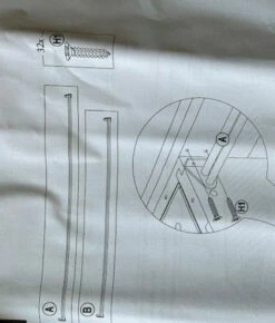 Gazebo Parts Direct WOOD YARDESTRY OR SUNJOY GAZEBO DUAL NETTING AND CURTAIN RODS ( Rods Only) For 12 X14 GAZEBO -Deals Gazebo Parts Direct Store railinstructions2