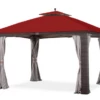 Gazebo Parts Direct Replacement Canopy Riplock 350 For The Augusta Gazebo L-GZ1190PST - RED