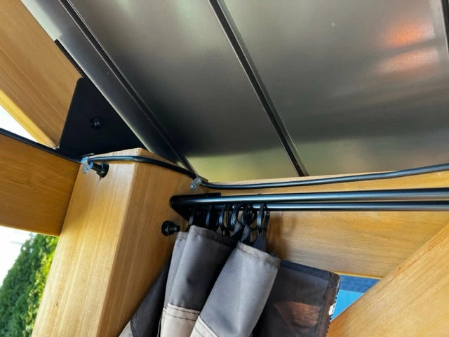 Gazebo Parts Direct WOOD SUNJOY YARDESTRY GAZEBO DUAL NETTING AND CURTAIN RODS FOR 10x12 GAZEBO 2 Gazebo Parts Direct WOOD SUNJOY YARDESTRY GAZEBO DUAL NETTING AND CURTAIN RODS FOR 10x12 GAZEBO - Image 2