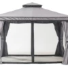 Gazebo Parts Direct Shadow Creek Black Replacement Mosquito Netting For Soft Top Gazebo (10X12) L-GZ1140PST-C1