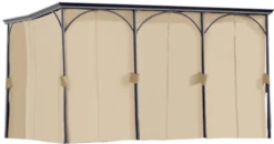 Gazebo Parts Direct Somerset Gazebo L-GZ212PCO-B Replacement Curtain Set Beige