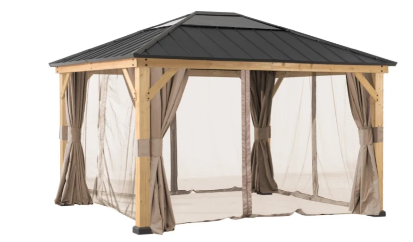 Gazebo Parts Direct Sunjoy Universal Mosquito Netting For 12 Ft. × 14 Ft. Wood-Framed Gazebos 1 Gazebo Parts Direct Sunjoy Universal Mosquito Netting For 12 Ft. × 14 Ft. Wood-Framed Gazebos