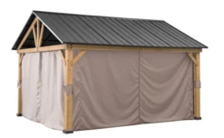 Gazebo Parts Direct Universal Curtains And Screen Sets For 10 Ft. × 12 Ft. Wood-Framed Gazebos