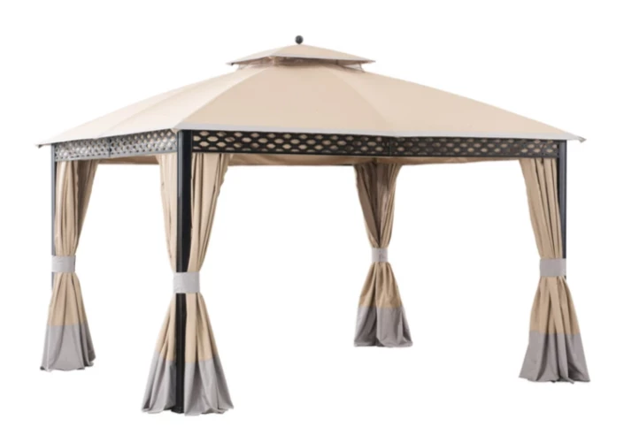 Gazebo Parts Direct Replacement Canopy And Netting For Oakmont Gazebo Model L-GZ1188PST-A 1 Gazebo Parts Direct Replacement Canopy And Netting For Oakmont Gazebo Model L-GZ1188PST-A