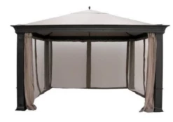 Gazebo Parts Direct Replacement Canopy Top Cover For Tiverton Series 3 Gazebo - Riplock 350 - Beige