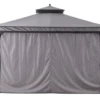 Gazebo Parts Direct Original Replacement Curtain For Windsor Gazebo (10X12 Ft) L-GZ717PST-C Gray