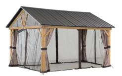 Gazebo Parts Direct Replacement Universal Curtains And Mosquito Netting For 10 Ft. ×12 Ft. Wood-Framed Gazebos (W/Netting Tube) 5 Gazebo Parts Direct Replacement Universal Curtains And Mosquito Netting For 10 Ft. ×12 Ft. Wood-Framed Gazebos (W/Netting Tube) -Deals Gazebo Parts Direct Store woodframedpavillion1113B faa0bf05 080e 432d 86c7 2701ec02eaab