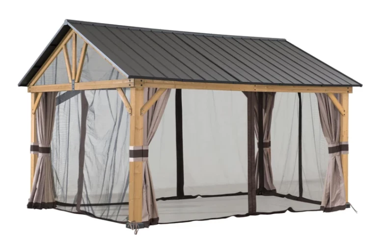 Gazebo Parts Direct Replacement Universal Curtains And Mosquito Netting For 10 Ft. ×12 Ft. Wood-Framed Gazebos (W/Netting Tube) 3 Gazebo Parts Direct Replacement Universal Curtains And Mosquito Netting For 10 Ft. ×12 Ft. Wood-Framed Gazebos (W/Netting Tube) - Image 3