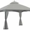 Gazebo Parts Direct Replacement Canopy Top Cover Compatible With The A101012200 Gazebo - Riplock 350 - Slate Gray