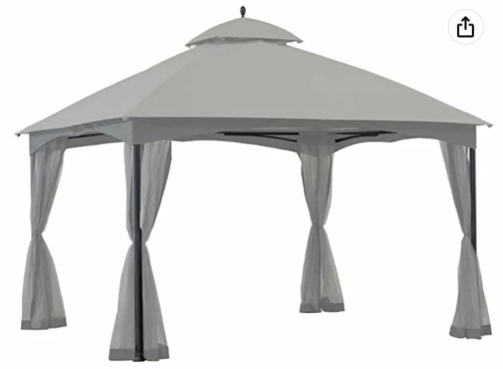 Gazebo Parts Direct Replacement Canopy Top Cover Compatible With The A101012200 Gazebo - Riplock 350 - Slate Gray 1 Gazebo Parts Direct Replacement Canopy Top Cover Compatible With The A101012200 Gazebo - Riplock 350 - Slate Gray
